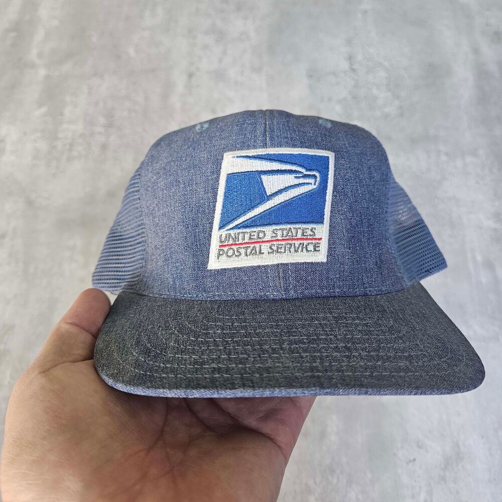 Vintage USPS Snap Back Blue Size Medium